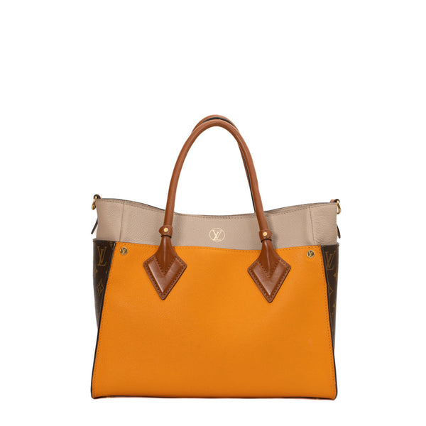 The Bradery - Louis Vuitton - On My Side Bag In Orange Leather
