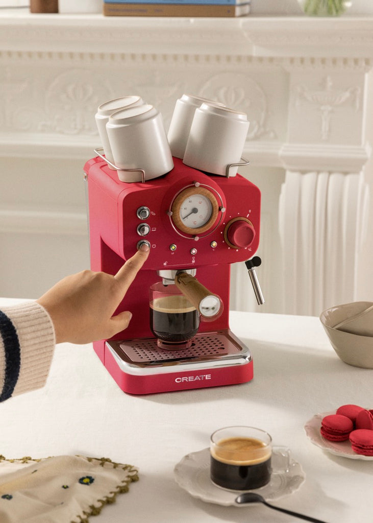 CREATE Thera Retro Espresso Coffee Machine User Manual