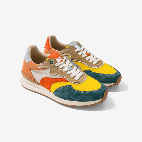 Lava Sunrise Sneakers - Red, Yellow, Orange, Blue