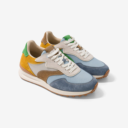 River Street Sneakers - Green, Yellow, Blue