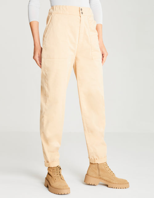 Romie Basic H23 Baggy Jeans - Light Sand - Woman