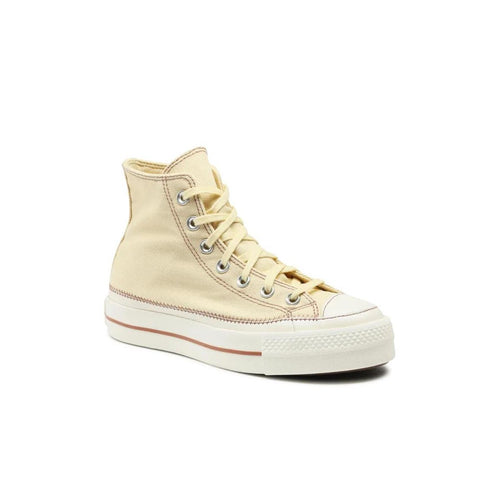 Sneakers Chuck Taylor All Star Lift Platform Contrast Stitching - Beige - Woman