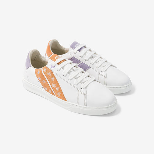 Purple Daisy sneakers - Orange, Violet