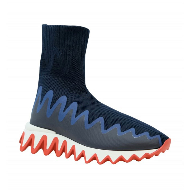 Christian Louboutin Black Sharky Sock Sneakers