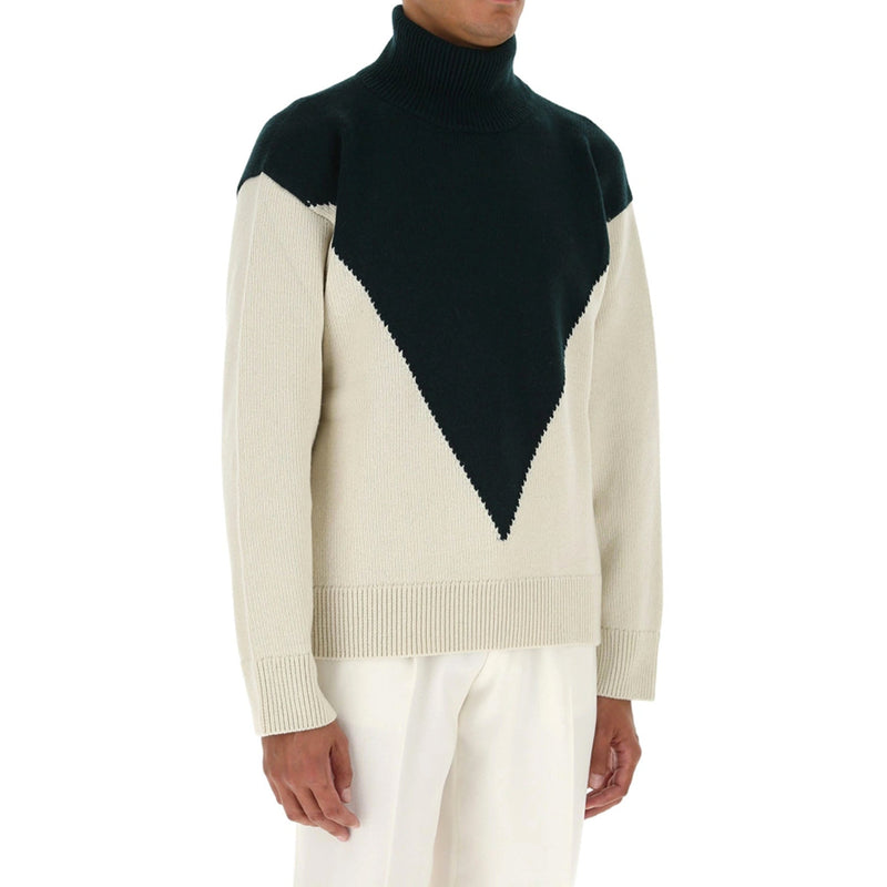 The Bradery Jill Sander Wool And Cashmere Cream Men's Sweater