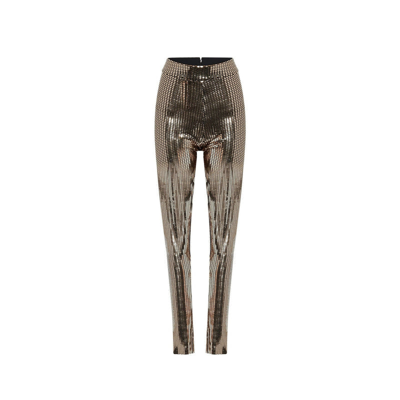 Dolce & Gabbana Metallic-Effect Leggings - Woman