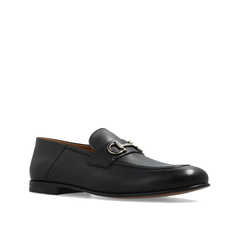 Salvatore Ferragamo Gin Leather loafers - Man | The Bradery