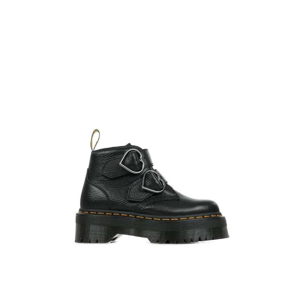 Dr Martens Devon Heart Boots Black The Bradery