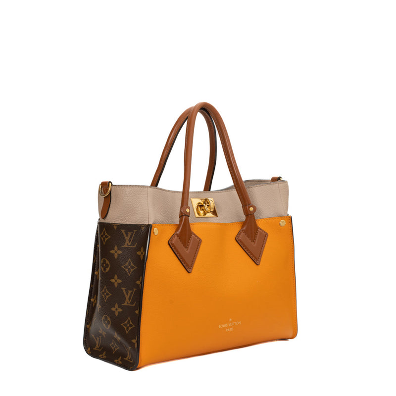 The Bradery - Louis Vuitton - On My Side Bag In Orange Leather